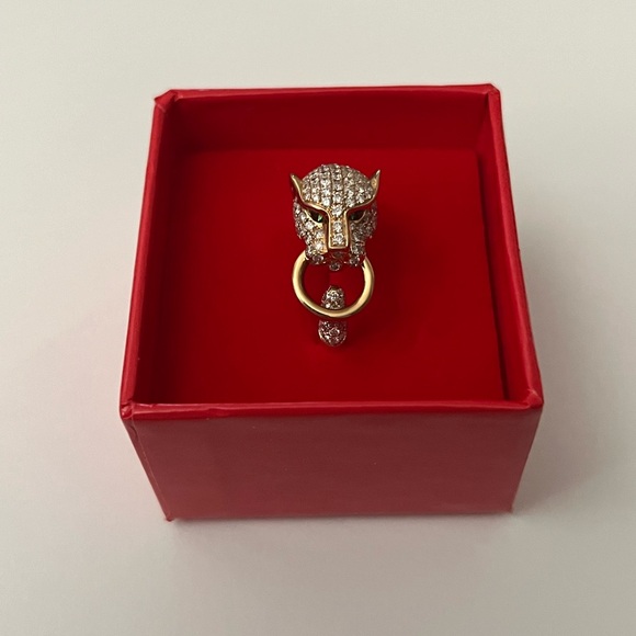 Diamond, 18K gold, and tsavorite garnet ring by Modani Jewels - Picture 2 of 13